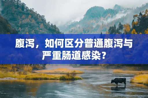 腹泻，如何区分普通腹泻与严重肠道感染？